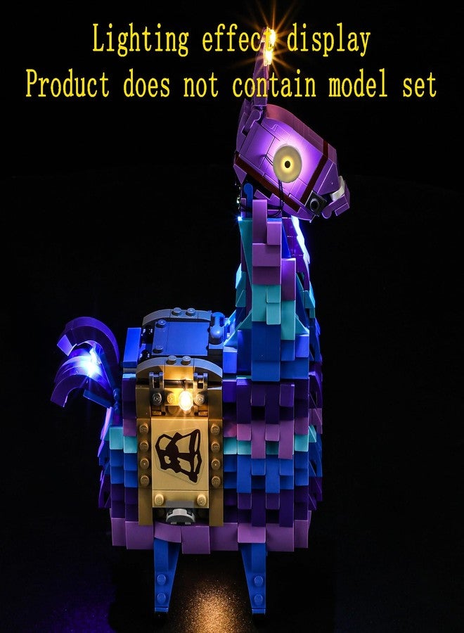 GEAMENT LED Light Kit Compatible with Lego Supply Llama Building Blocks Model - Lighting Set for Fortnite 77071 (Model Set Not Included) - Image 4